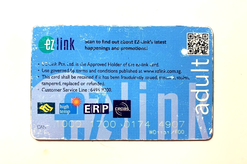 singapore mrt ez-link Card