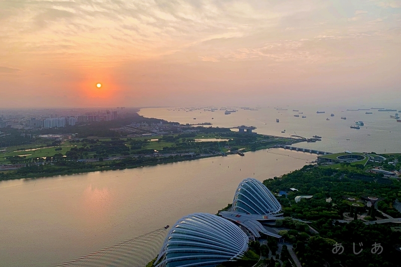 シンガポールの日の出時刻と日の入り時刻 朝日 夕陽 夜景を楽しむために あじあ