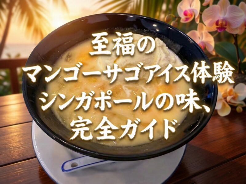 シンガポールのサゴアイスのサムネイル画像