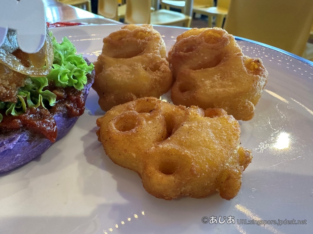 ユニバーサルスタジオシンガポールの「ミニオンランド」のレストランSuper Hungry Food Standのポテト