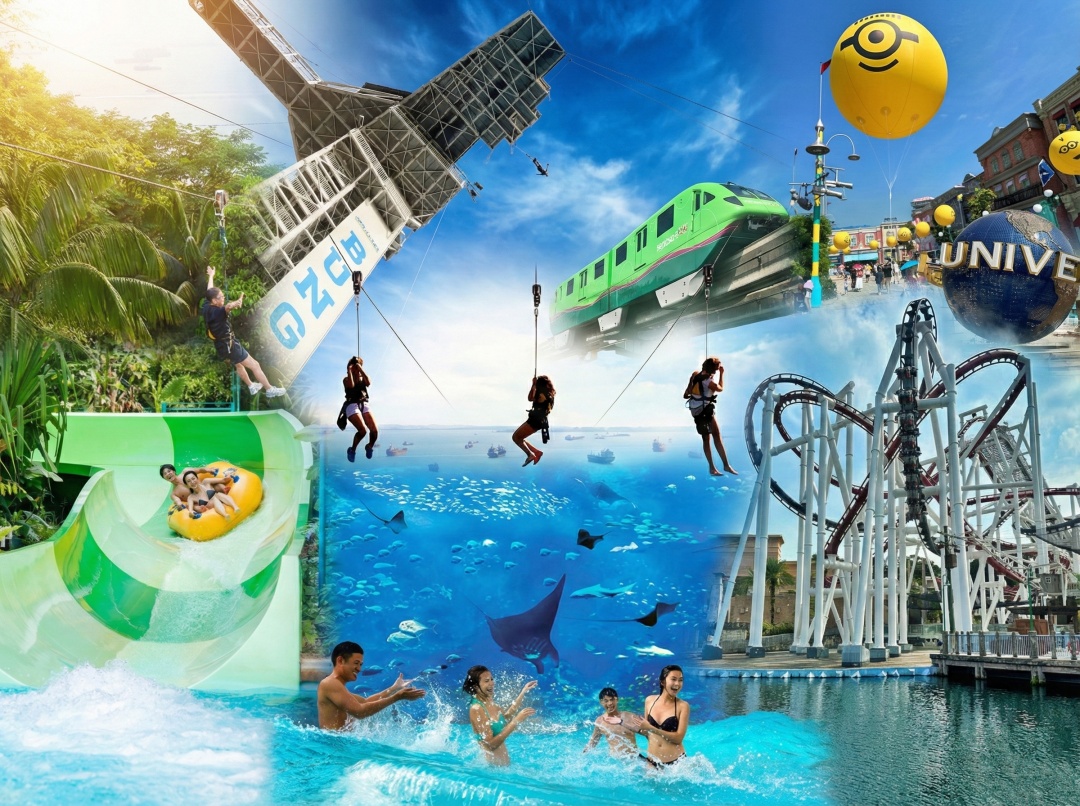 シンガポールのセントーサ島のアトラクションまとめ