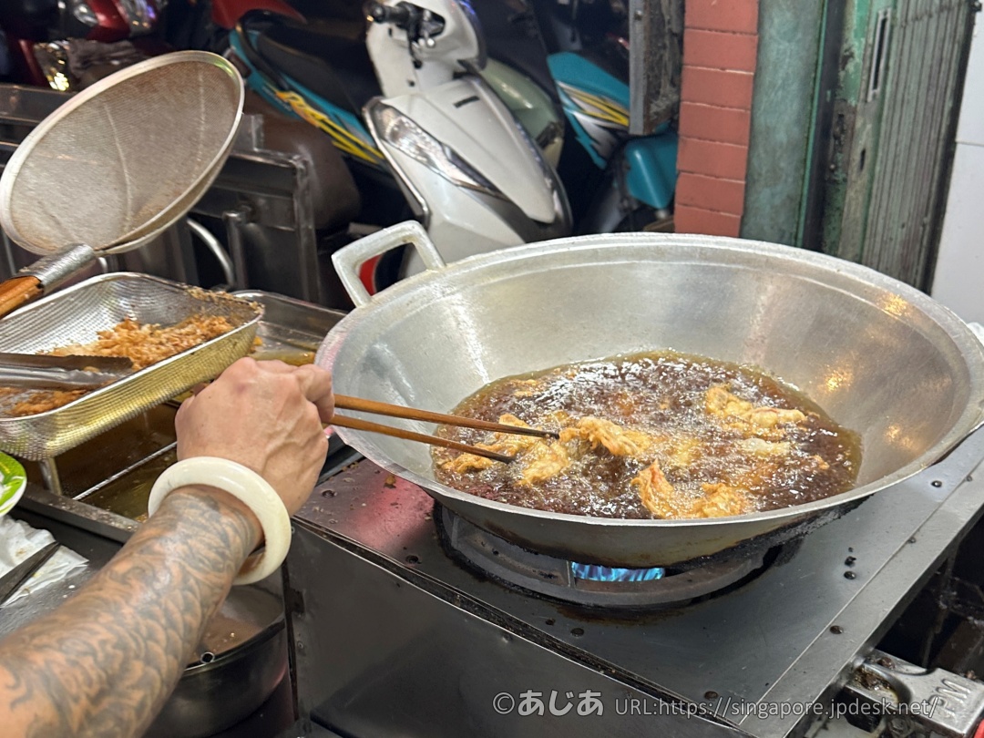 ベトナムホーチミンのミシュランThúy 94 Cũの重そうな油