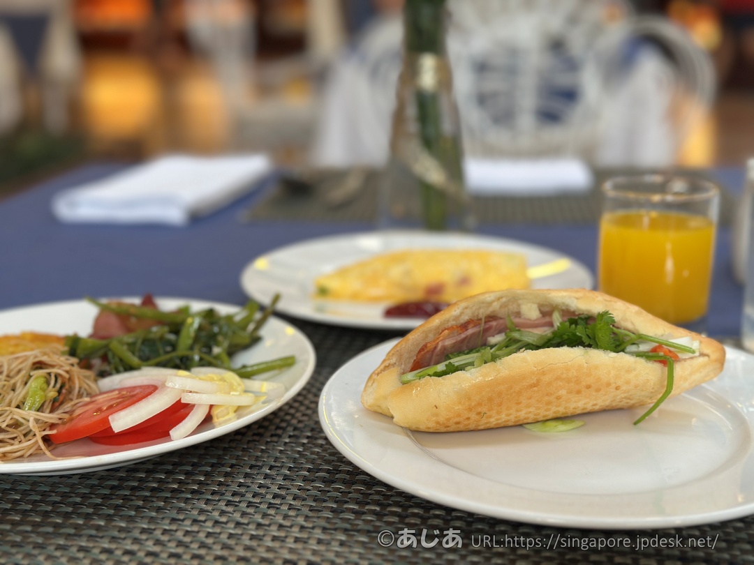 ホテル・コンチネンタル・サイゴン（Hotel Continental Saigon）の朝食メニュー