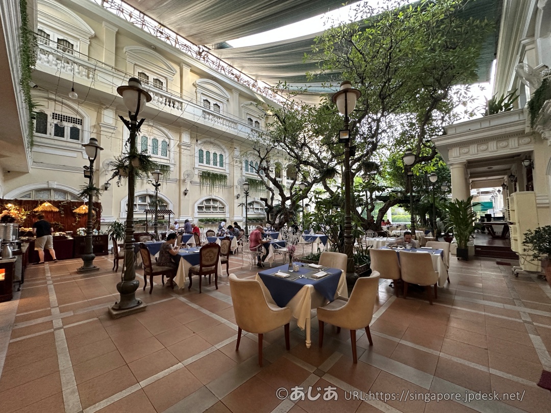 ホテル・コンチネンタル・サイゴン（Hotel Continental Saigon）の朝食レストラン