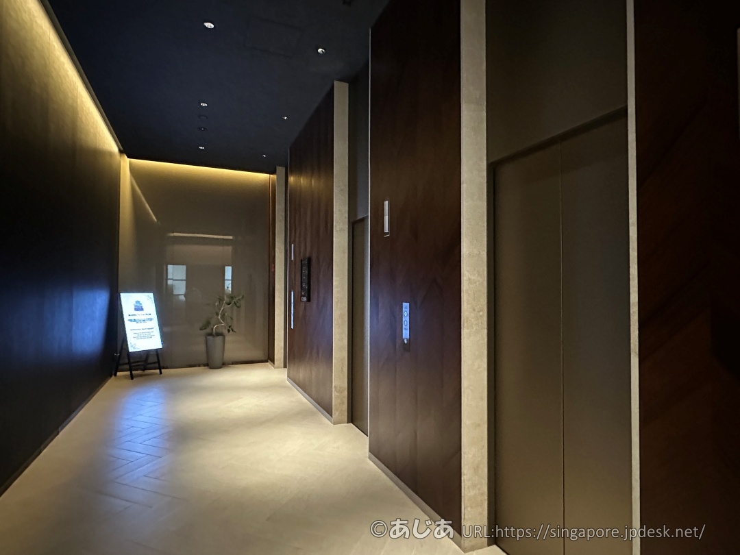 ラ・ジェント・ホテル沖縄那覇の1階エレベーター
