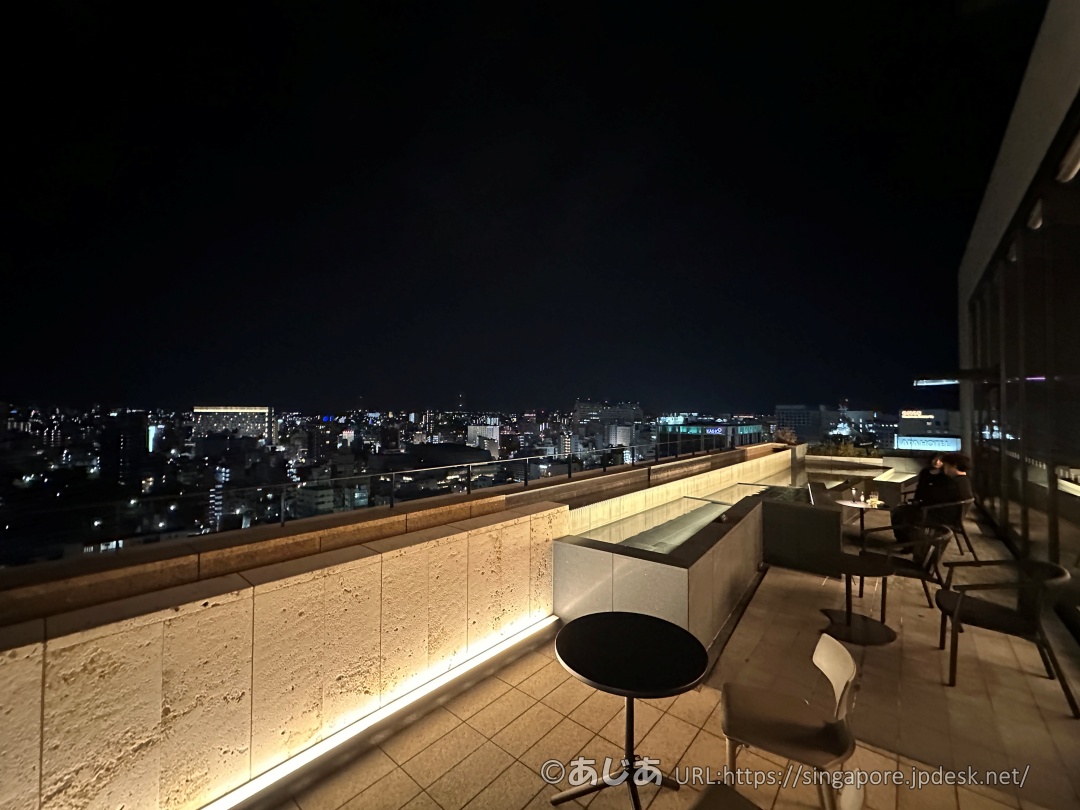 ラ・ジェント・ホテル沖縄那覇のルーフトップラウンジ