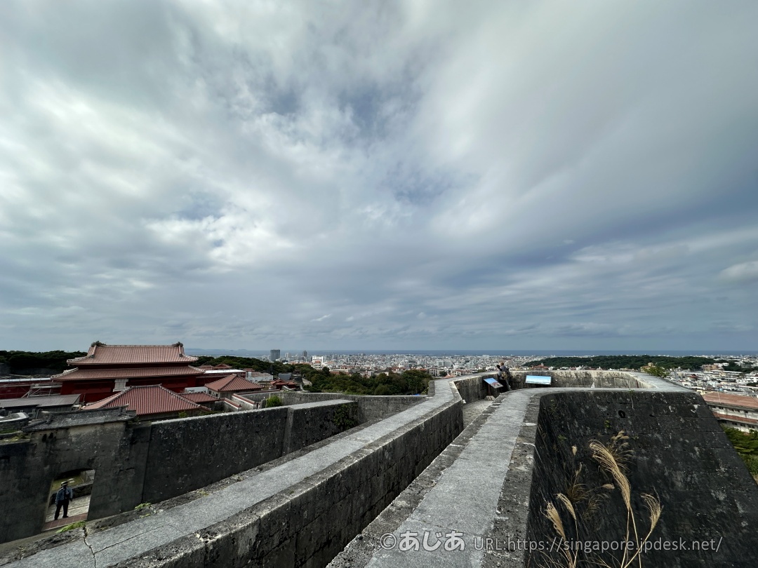 東のアザナから見る風景(海側)