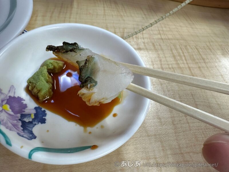 沖縄那覇の第一牧志公設市場の刺身