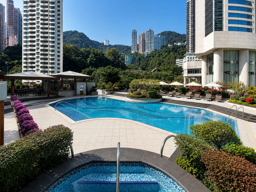 JW マリオット ホテル 香港のプール