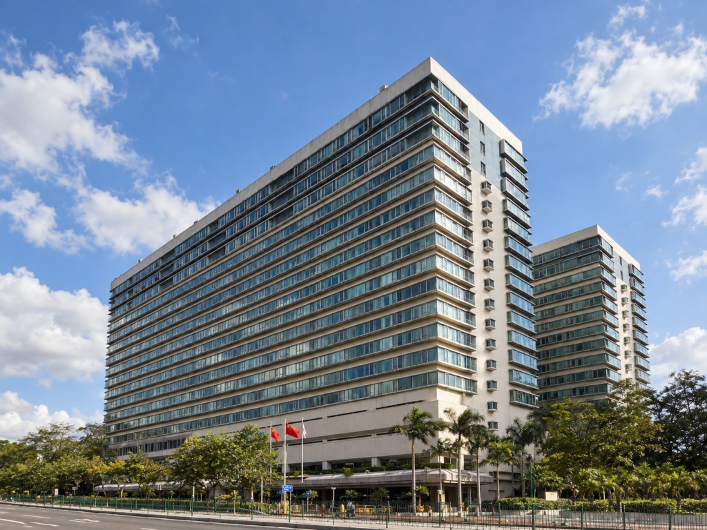 香港・沙田のリーガル リバーサイド ホテル外観