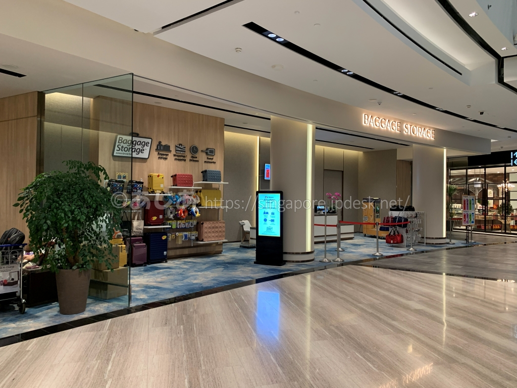 JEWEL1階のBaggage Storage手荷物預かり所