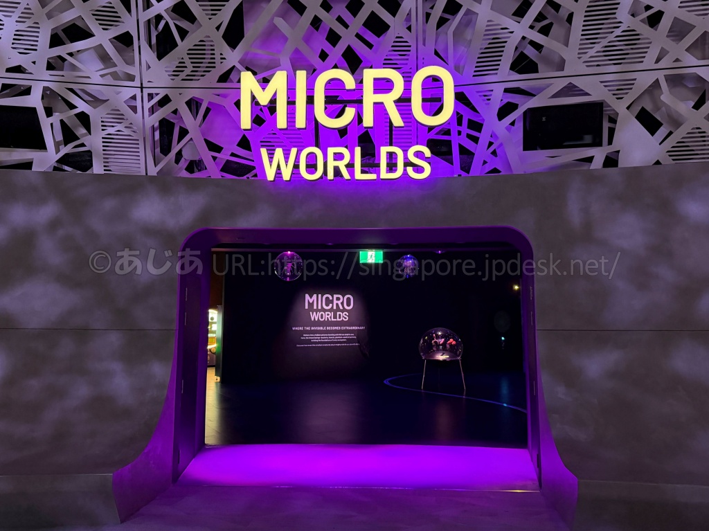 ExploriaのMicro Worldsエリア入口