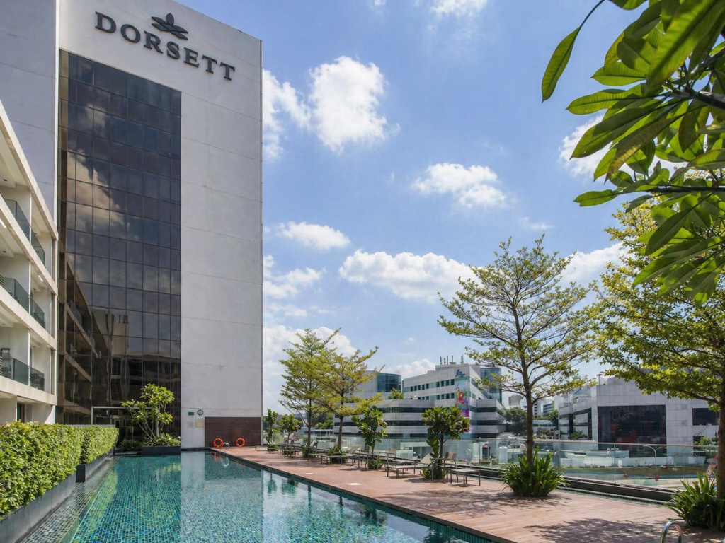 ドーセット シンガポールのプール外観