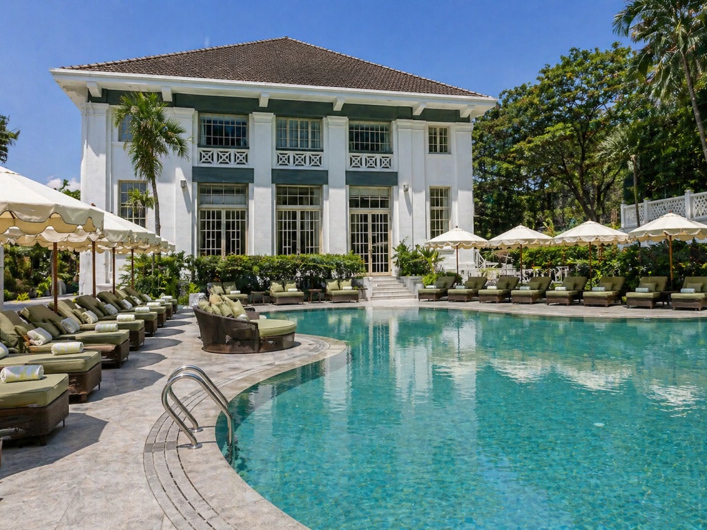 METT シンガポールのプール、外観