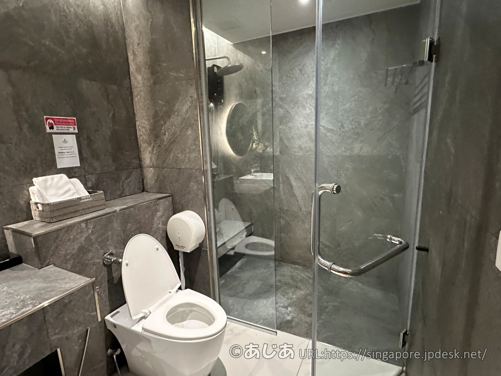 スワンナプーム空港サテライトのMiracle First Class Loungeのシャワールーム
