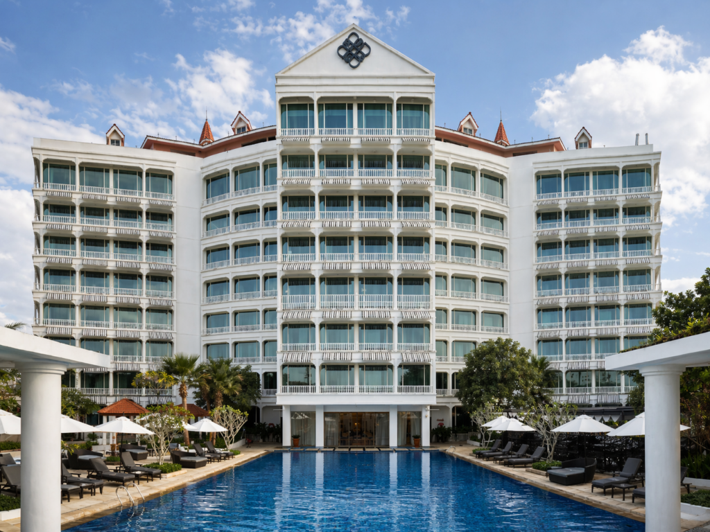 ザ ロバートソン ハウス バイ ザ クレスト コレクションの外観と屋外プール