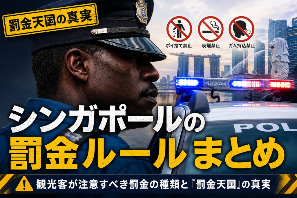 シンガポールの罰金ルール一覧